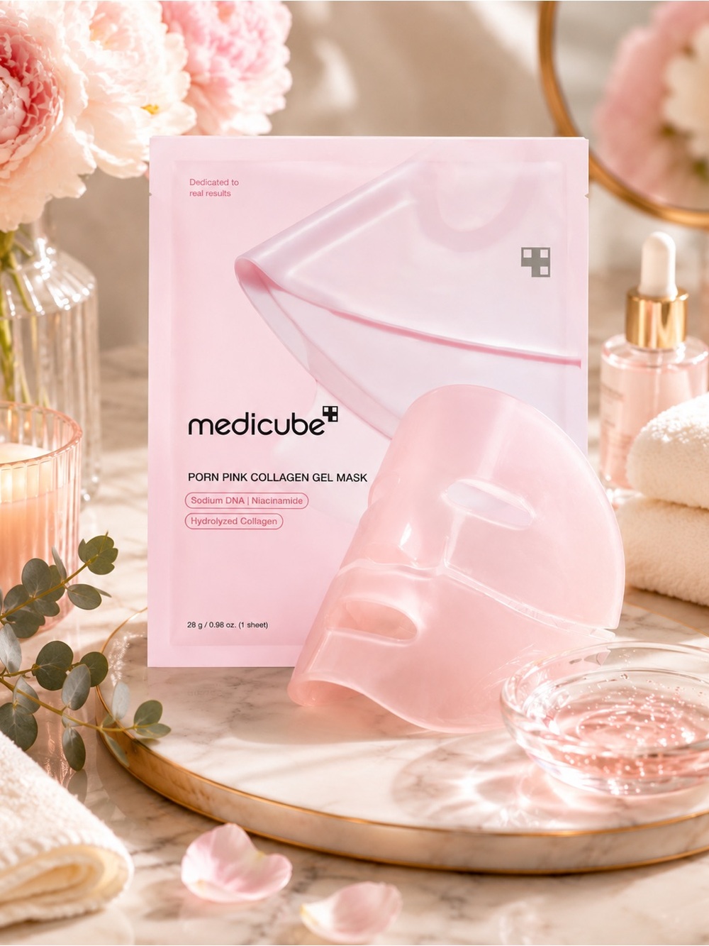 Medicube PDRN Pink Collagen Jelly Gel Mask | Overnight Korean Face Mask